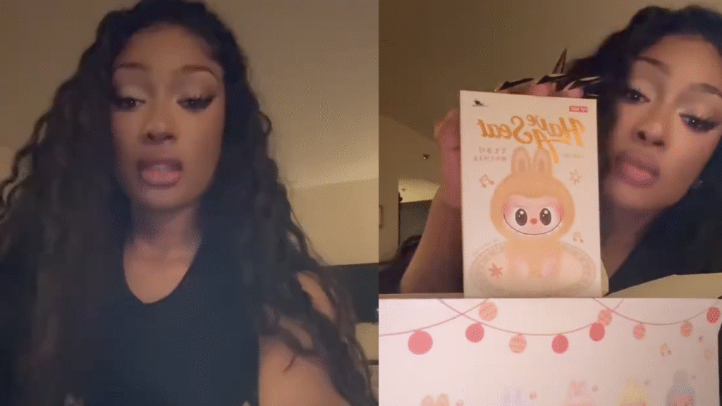 MIAMI BEACH, FLORIDA - MAY 29: Megan Thee Stallion walks the runway for Hot Girl Summer Swimwear By Megan Thee Stallion during Paraiso Miami Swim Week 2025 at The Paraiso Tent on May 29, 2025 in Miami Beach, Florida.