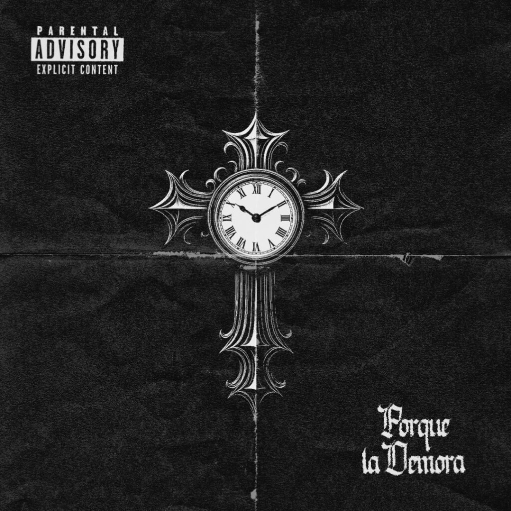 The cover art for Natanael Cano's 'Porque La Demora' album.