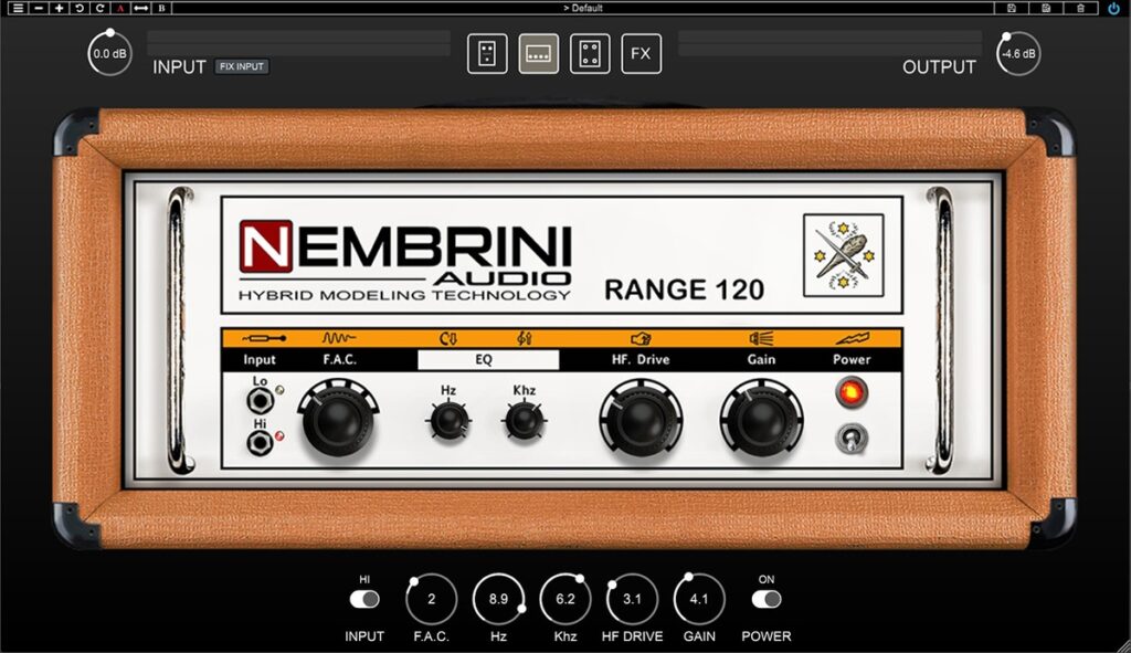 Nembrini Audio releases Range 120 guitar amplifier plugin