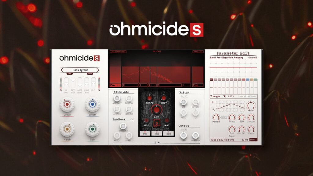 Ohm Force launches Ohmicide[S] multiband distortion plugin
