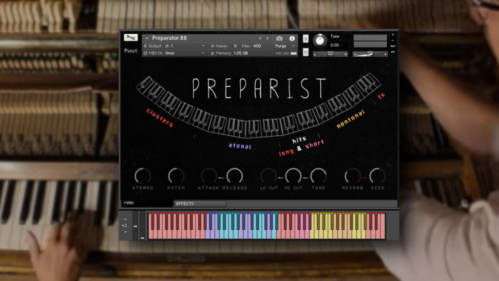 Pssst! Instruments releases Preparist: Piano Percussion sample library