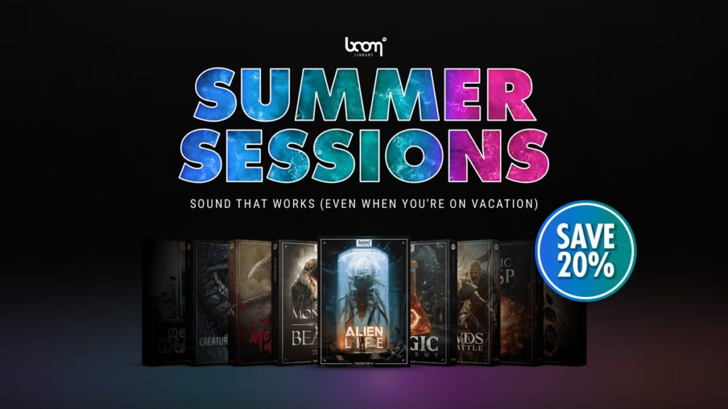 Save 20% on selected sound libraries