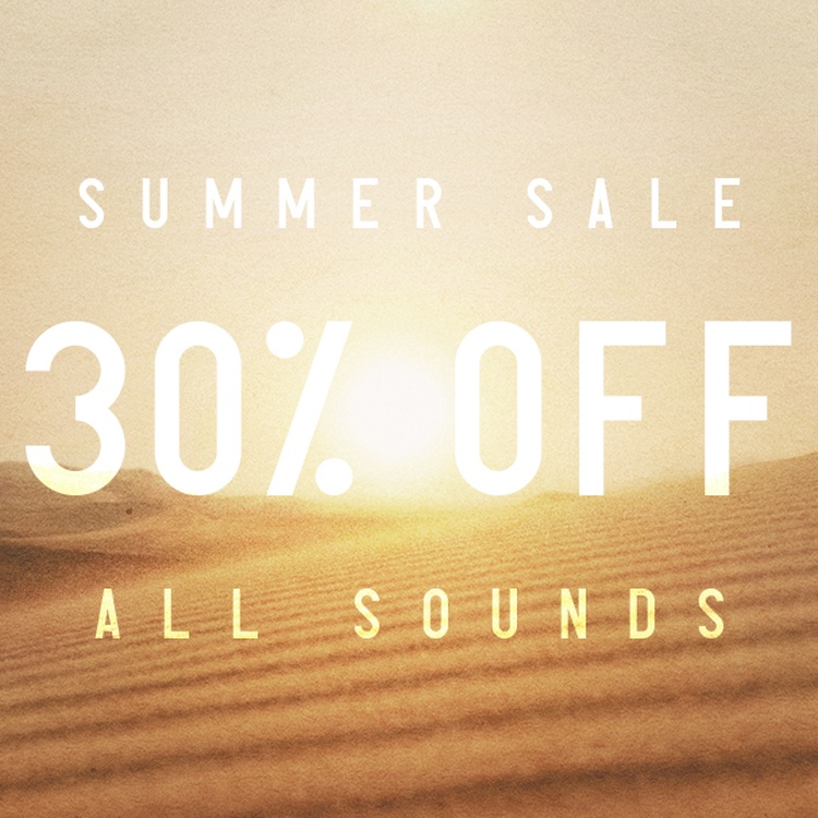 Save 30% on synth presets, sample packs & more Save 30% on synth presets, sample packs & more
