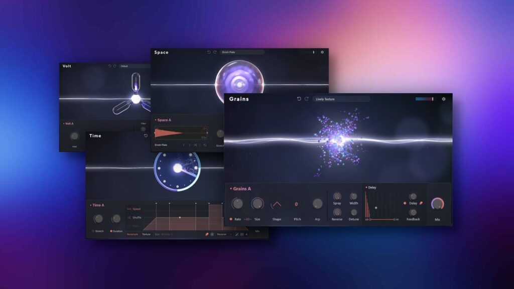 Save 40% on Lunacy Audio's Grains, Space, Time & Volt effect plugins