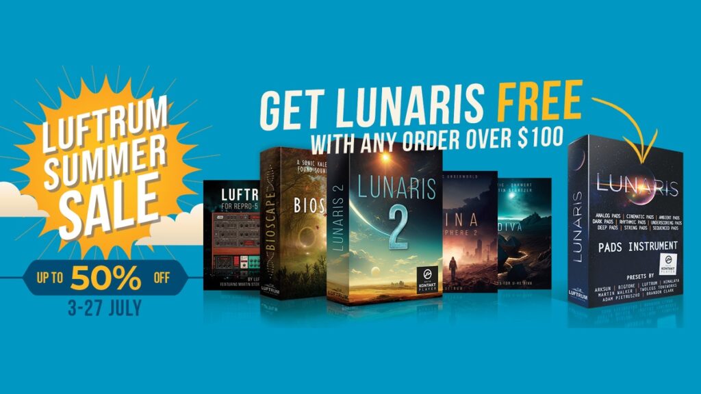 Save 50% on soundsets & Kontakt libraries