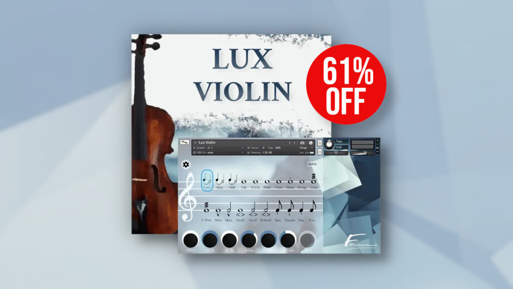 Save 61% on Lux Violin for Kontakt by David Forner
