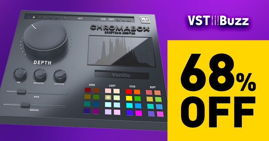 Save 68% on ChromaBox spectral exciter plugin by W.A. Production