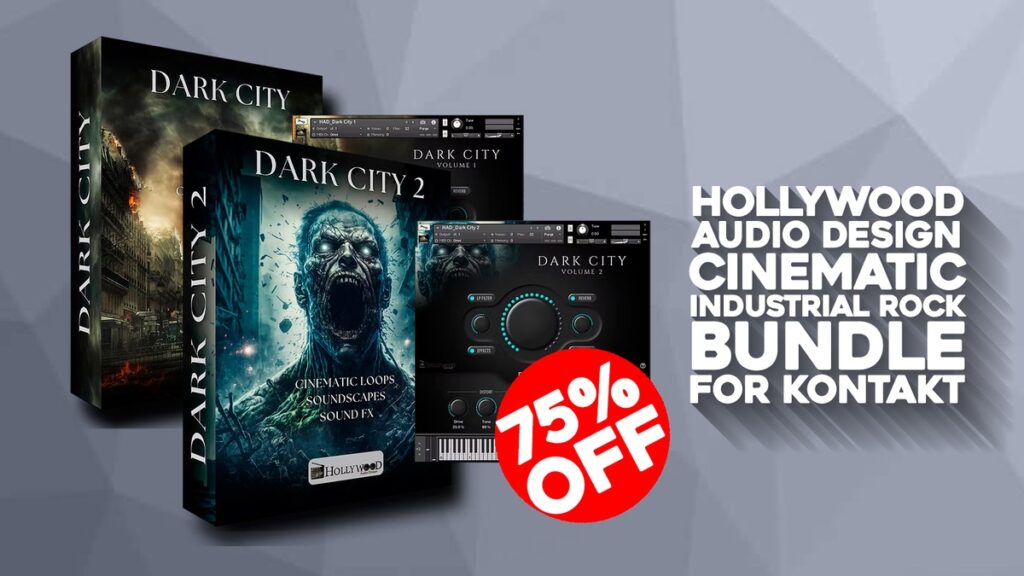 Save 75% on Cinematic Industrial Rock Bundle by Hollywood Audio Design