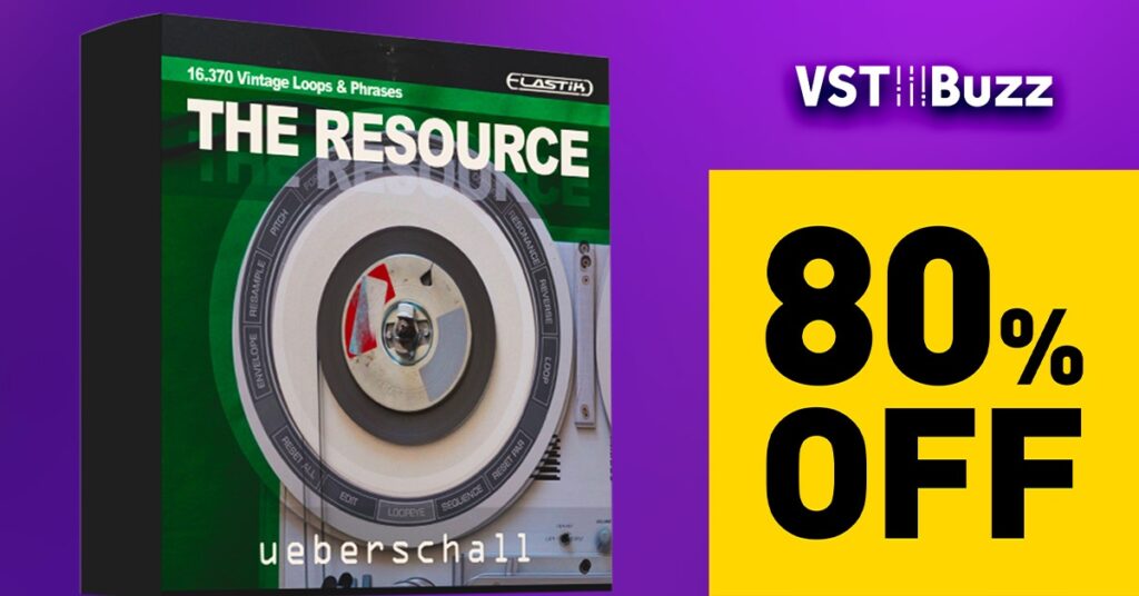 Save 80% on Ueberschall The Resource with 10 GB of delicious loops, lick and phrases