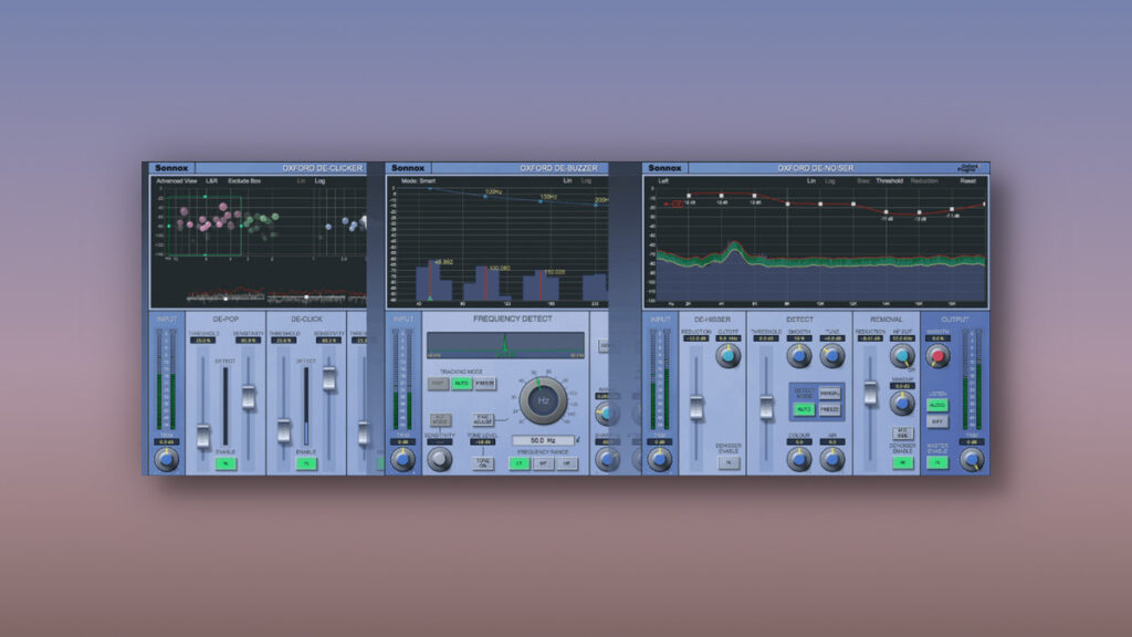 Save 94% on Sonnox Oxford DeNoiser, DeClicker and DeBuzzer