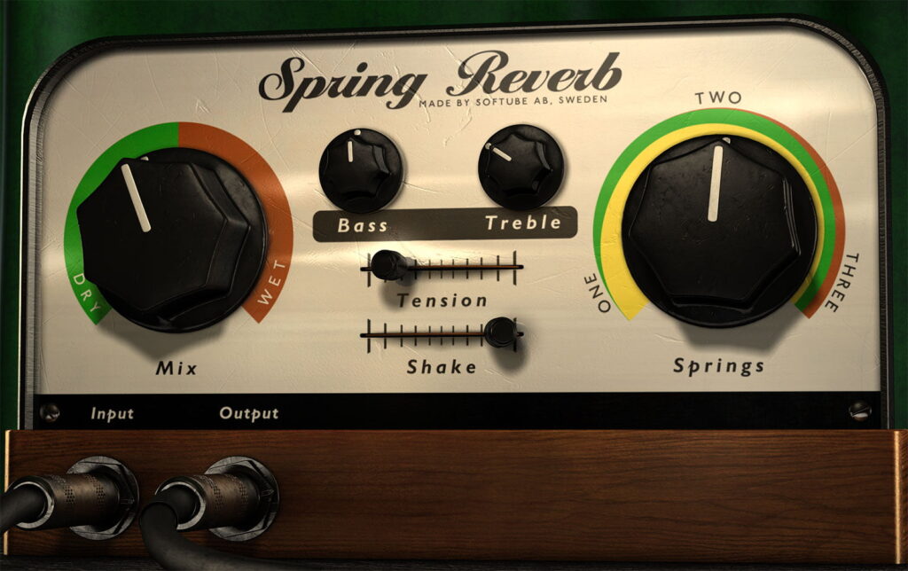 Spring Reverb effect plugin by Softube on sale for $10 USD