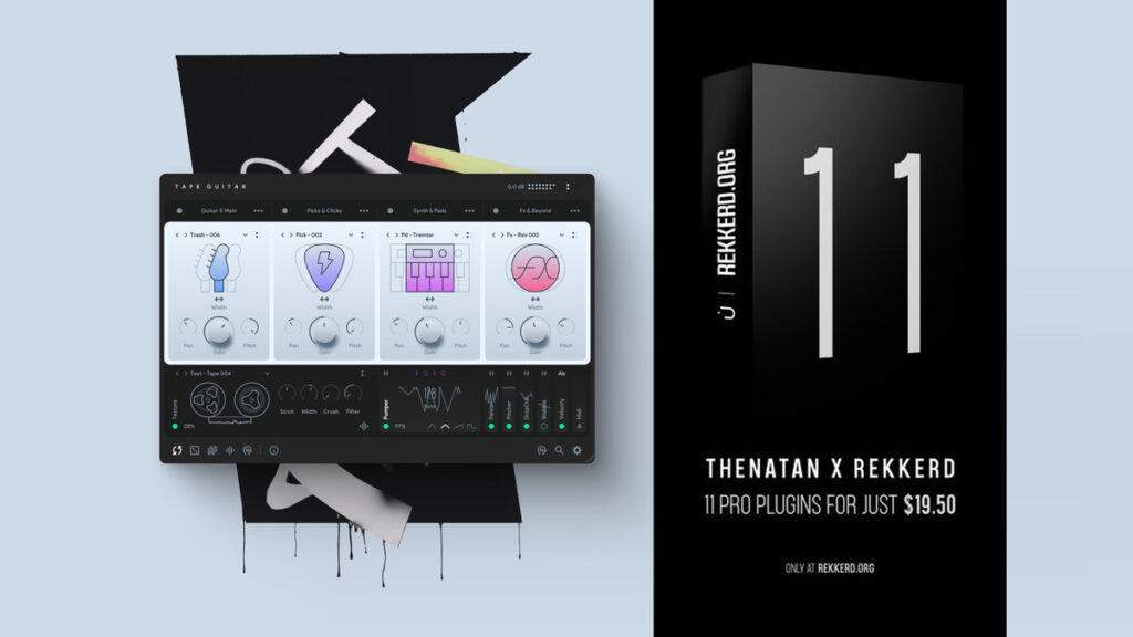 Thenatan releases Tape Guitar plugin + Exclusive Rekkerd Bundle Offer Thenatan releases Tape Guitar plugin + Exclusive Rekkerd Bundle Offer