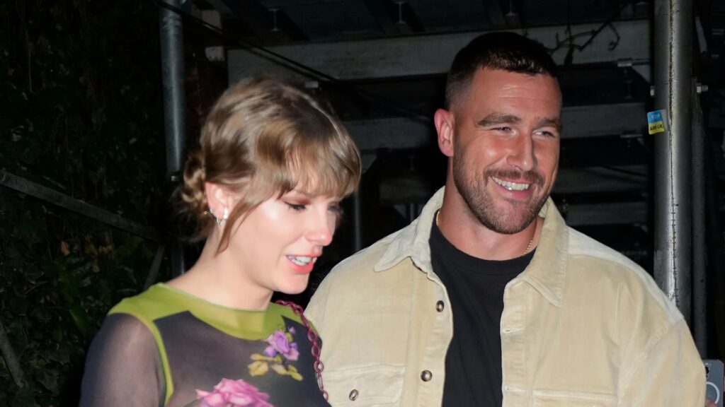 Taylor Swift and Travis Kelce publicly confirmed they were a couple when they were spotted out in New York City holding hands in October 2023.