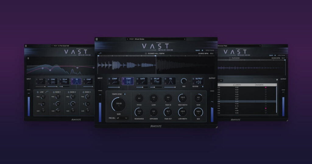 VAST creative convolution reverb plugin by Heavyocity on sale for $49 USD VAST creative convolution reverb plugin by Heavyocity on sale for $49 USD