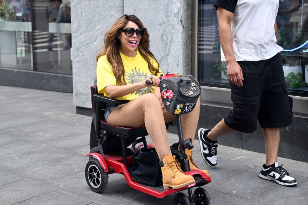 Wendy Williams Spotted Riding Scooter In NYC On 61st Birthday