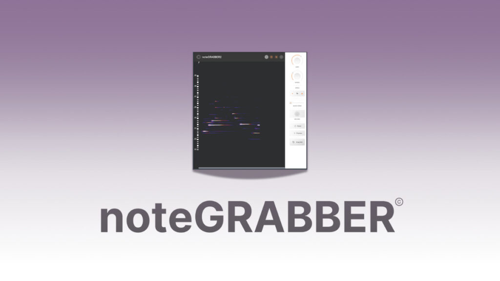 noteGRABBER 2 audio to MIDI plugin by Navie Tools