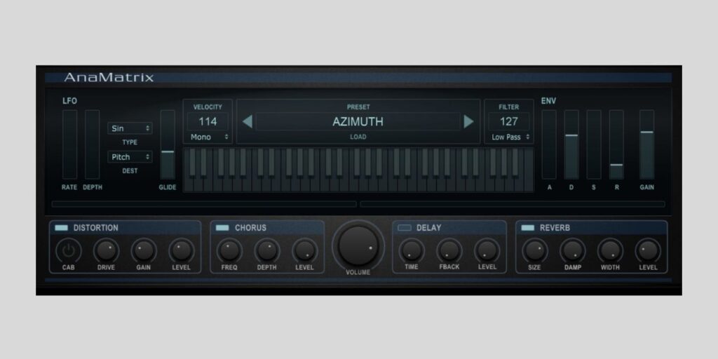 Analogy Instruments has released AnaMatrix Lite, a FREE vintage-inspired virtual synth for macOS and Windows