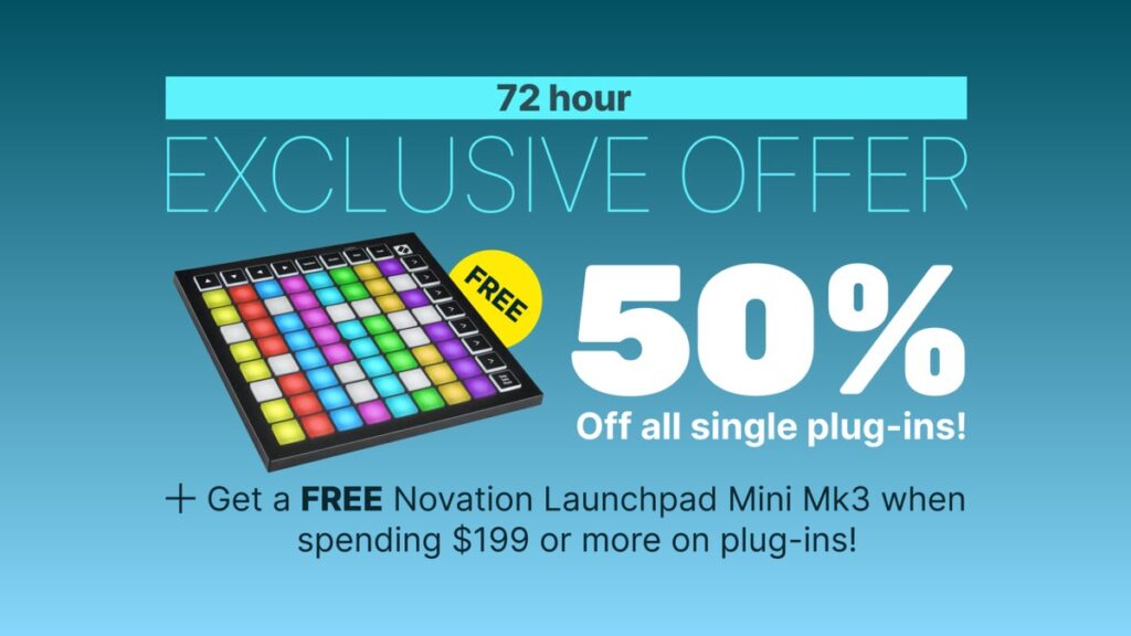 FREE Launchpad Mini Mk3 with purchase of $199 at Klevgrand