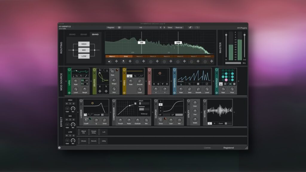 HY-Plugins releases HY-MBMFX3 multiband multi-effects plugin