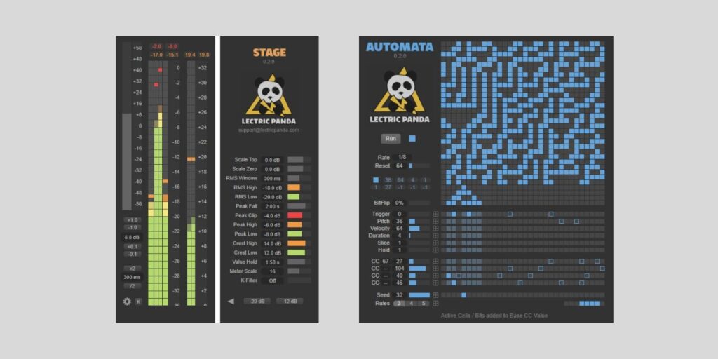 Lectric Panda plugins, Automata, and Stage are now FREE for macOS, Windows, and Linux
