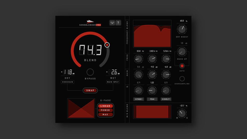 Minor Drama releases SendBlender mix knob plugin (Free and Pro)