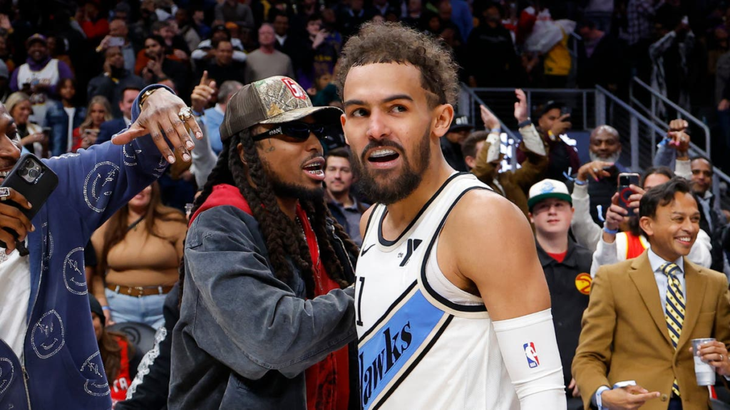 Quavo and NBA Star Trae Young Hit The Studio To Create A New Song