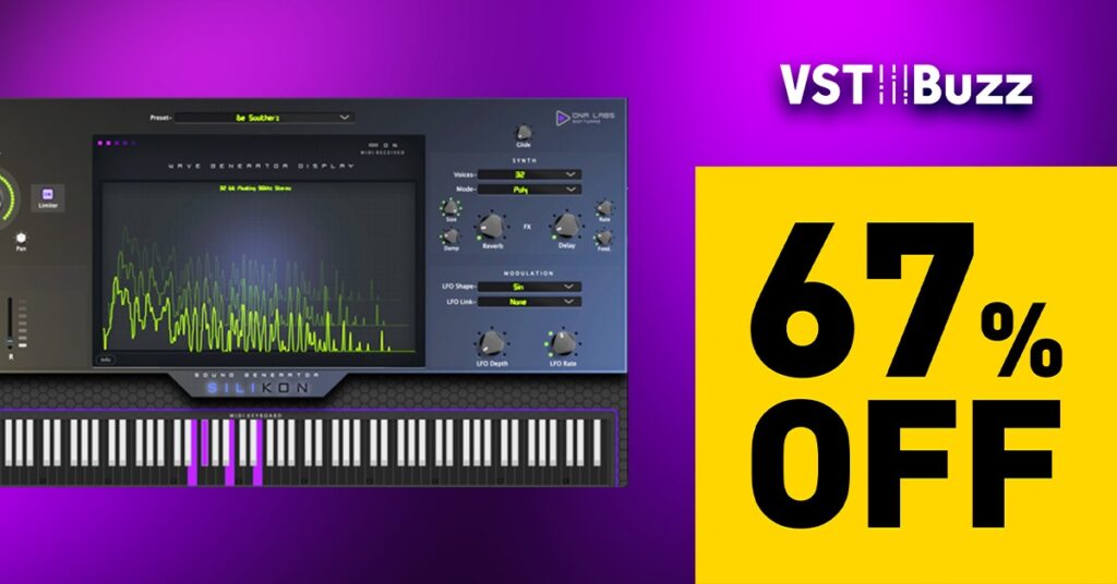 Save 67% on the Silikon Sound Generator by DNA Labs Software