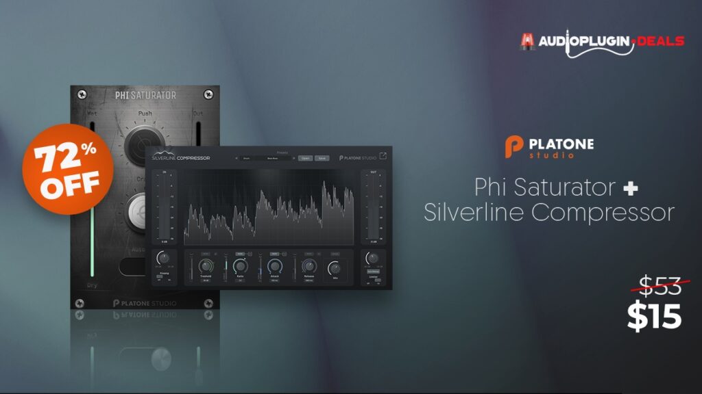 Save 72% on Phi Saturator + Silverline Compressor Bundle by Platone Studio