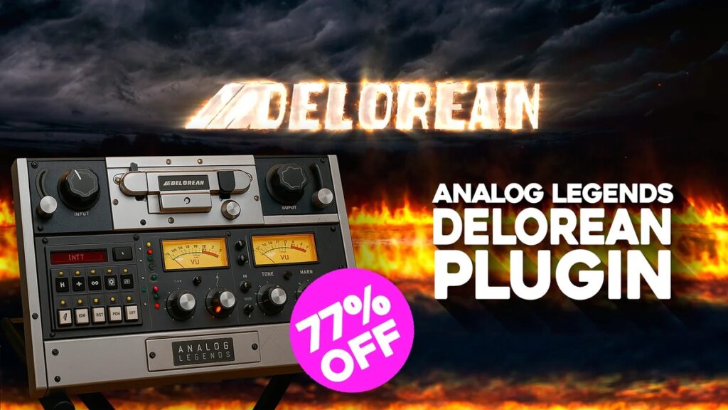 Save 77% on DeLorean vintage mastering tone machine by Analog Legends