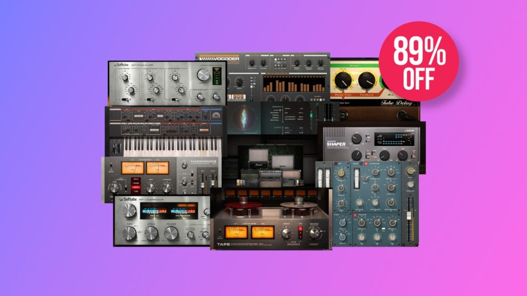 Save 89% on Softube Producer Collection at Plugin Boutique