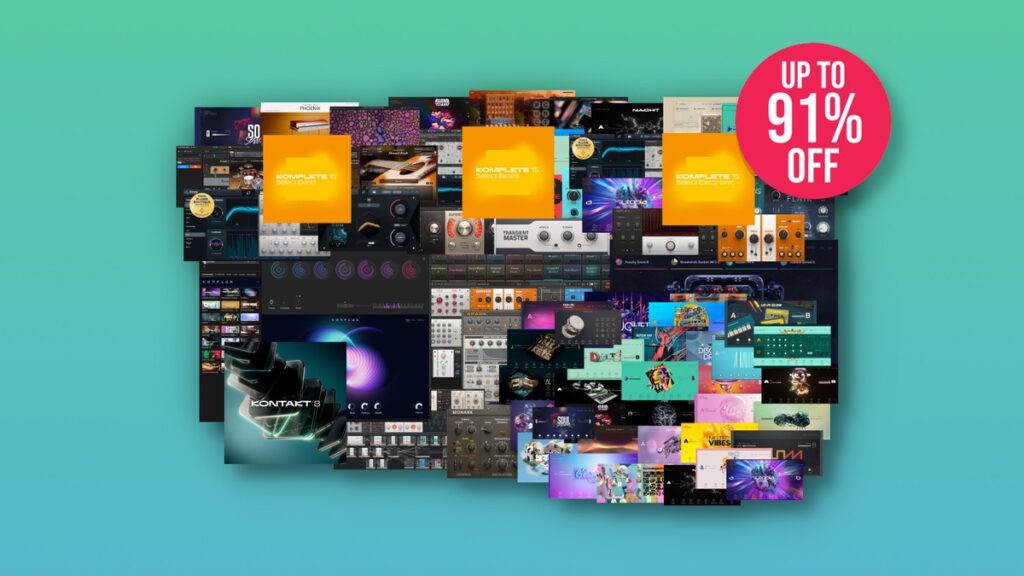 Save up to 91% on Native Instruments plugins & bundles