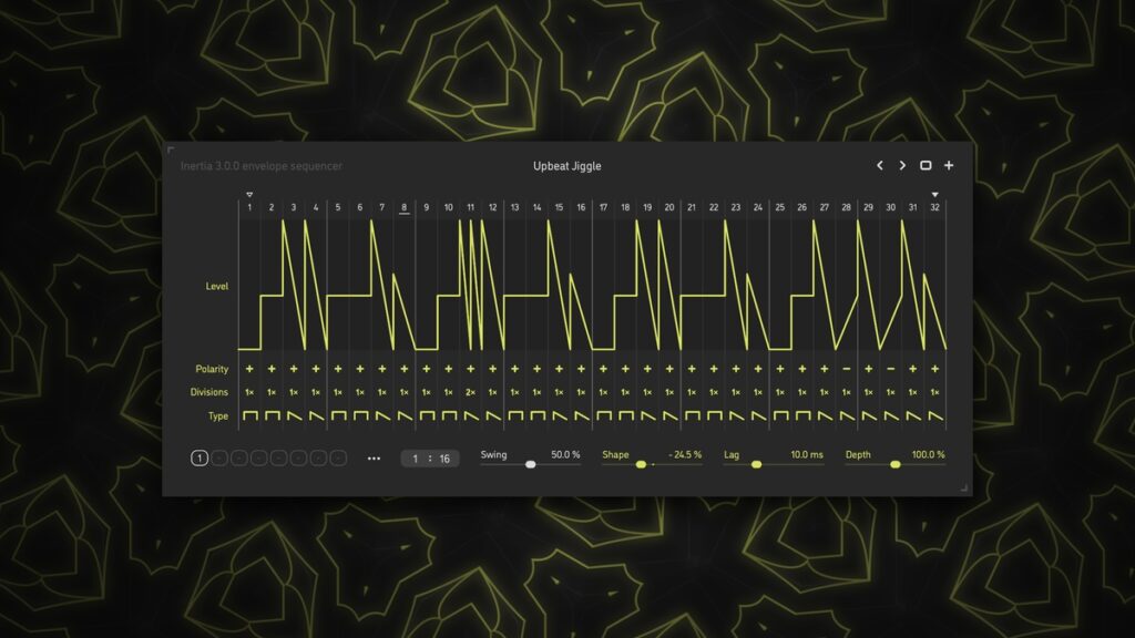 Sinevibes updates Inertia envelope sequencer plugin to v3