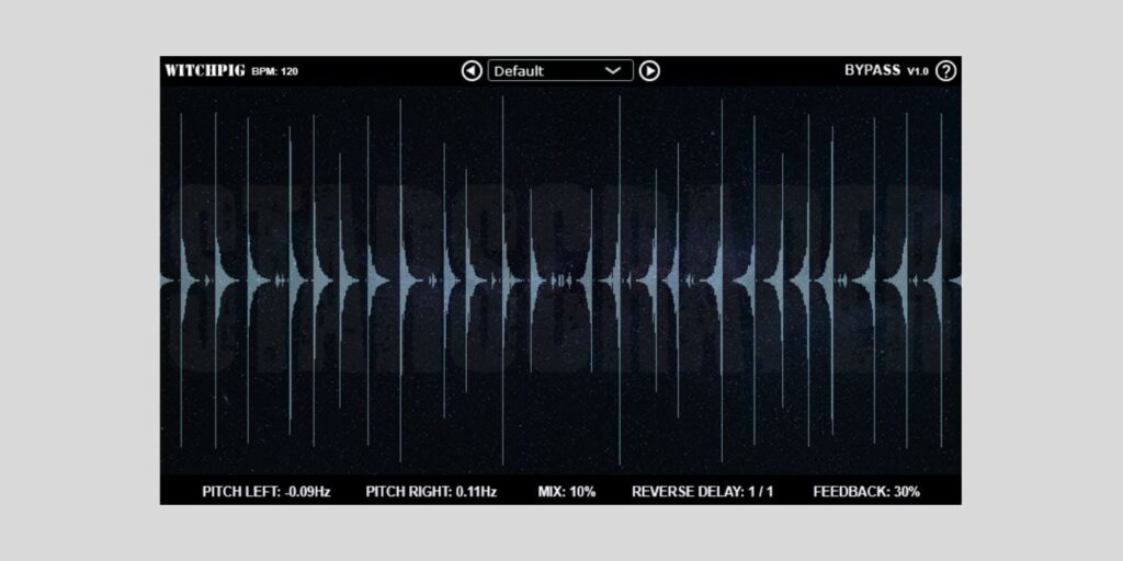 Witch Pig releases Starscraper, a FREE pitch-shifting reverse delay plugin for macOS and Windows