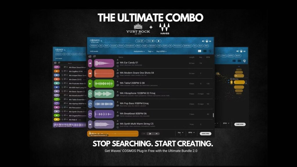 Yurt Rock $10 Packs & $20 Bundles + Waves Cosmos FREE with Ultimate Bundle