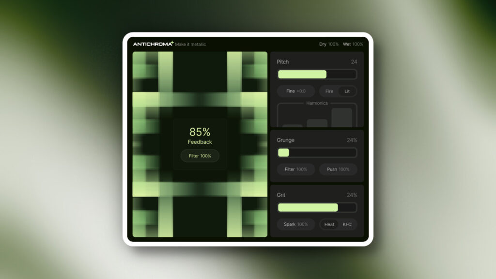 Add metallic tones with Blair's AntiChroma effect plugin