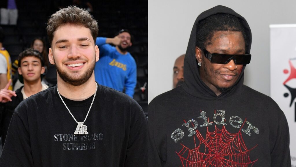 Adin Ross Announces Kick Livestream With Young Thug