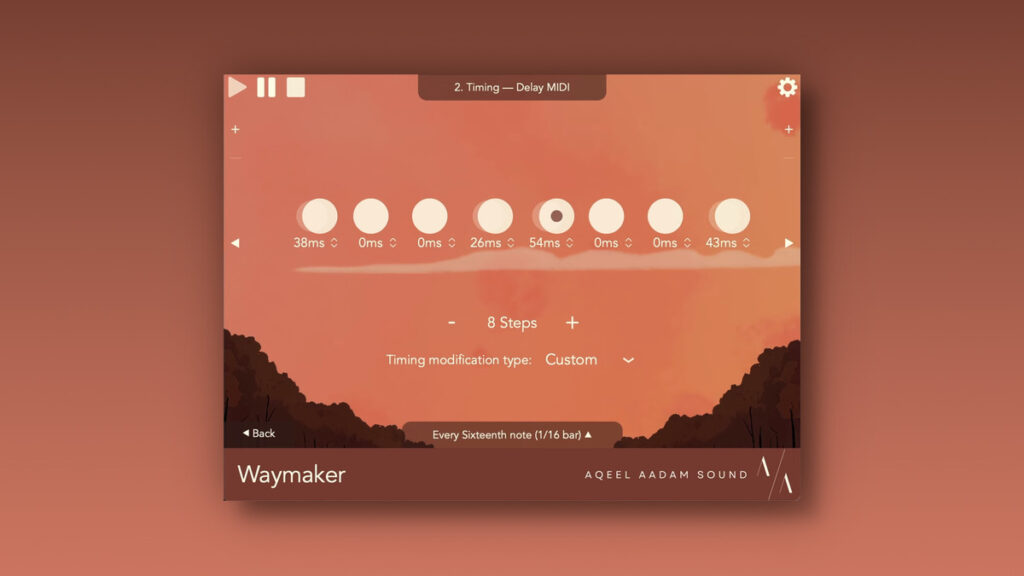 Aqeel Aadam Sound updates Waymaker MIDI sequencer to v1.0.5