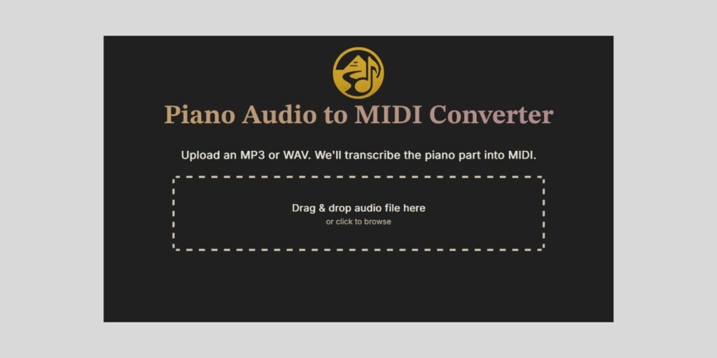 Eldoraudio releases a FREE AI-powered online piano audio to MIDI converter
