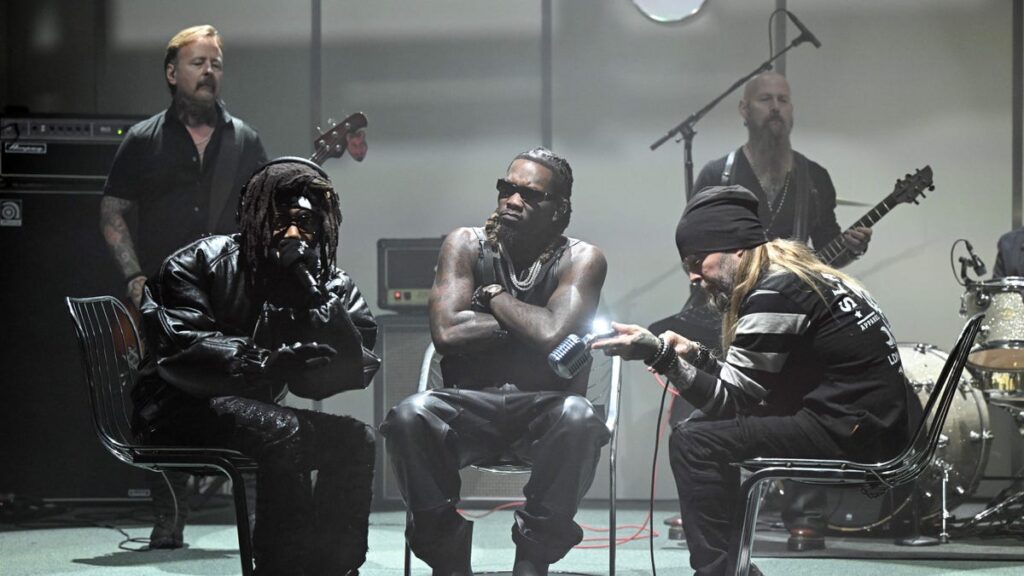 Offset, JID & Drowning Pool Perform “Bodies” On Jimmy Fallon