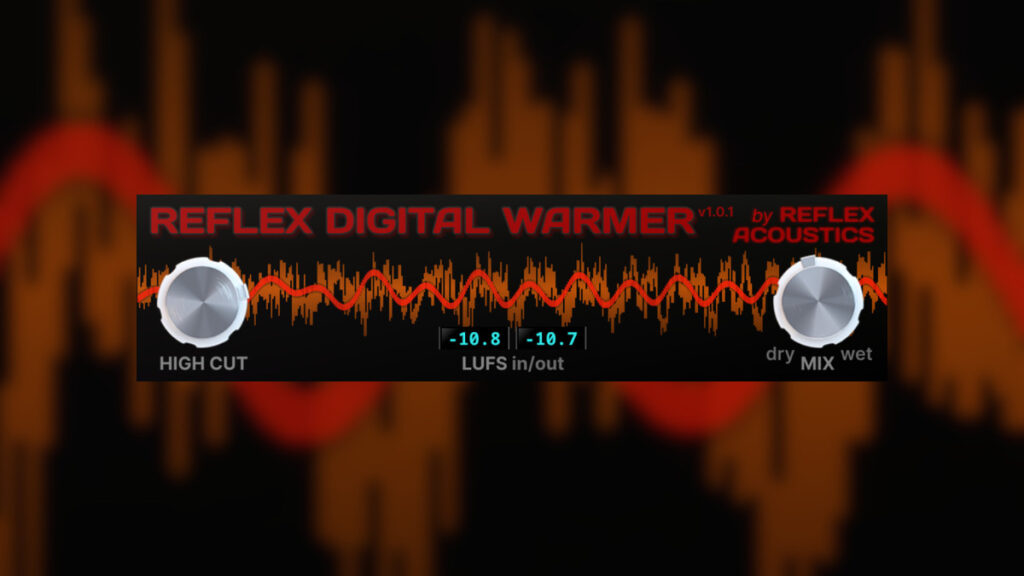 Reflex Acoustics releases Digital Warmer harmonic coloration plugin