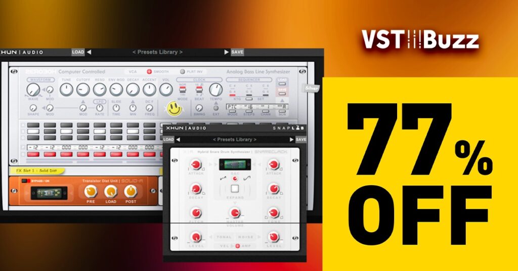 Save 77% on Rhythm & Bass Duo by Xhun Audio