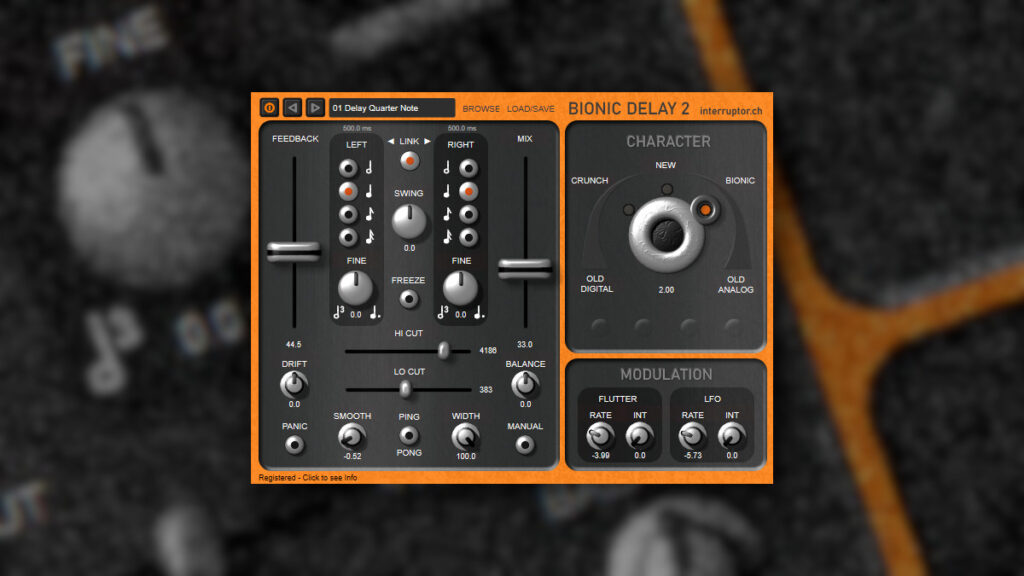 The Interruptor releases Bionic Delay 2 effect plugin for Windows