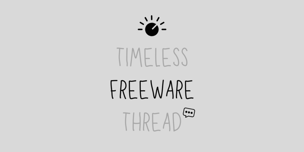 🎛️ Timeless Freeware Thread - September 2025