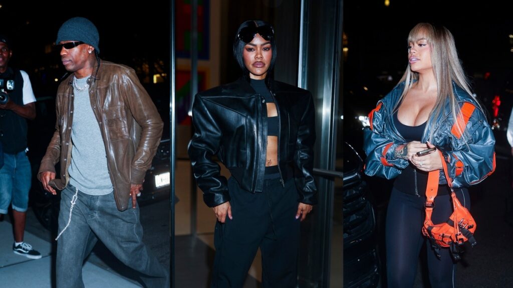 Travis Scott, Teyana Taylor And More Attend NikeSKIMS Launch