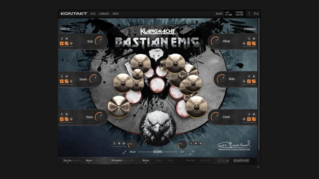 Ugritone launches Klangmacht Drums Bastian Emig virtual instrument
