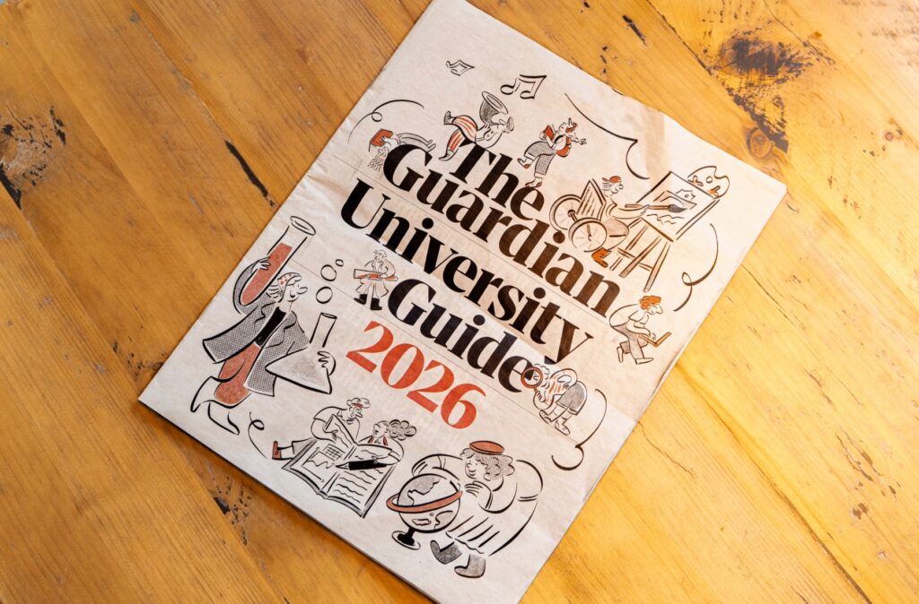 pointblank Named in The Guardian's Best University Guide 2026 ​ -