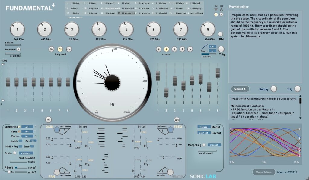 sonicLAB releases Fundamental 4 with AI Large Language Model interface