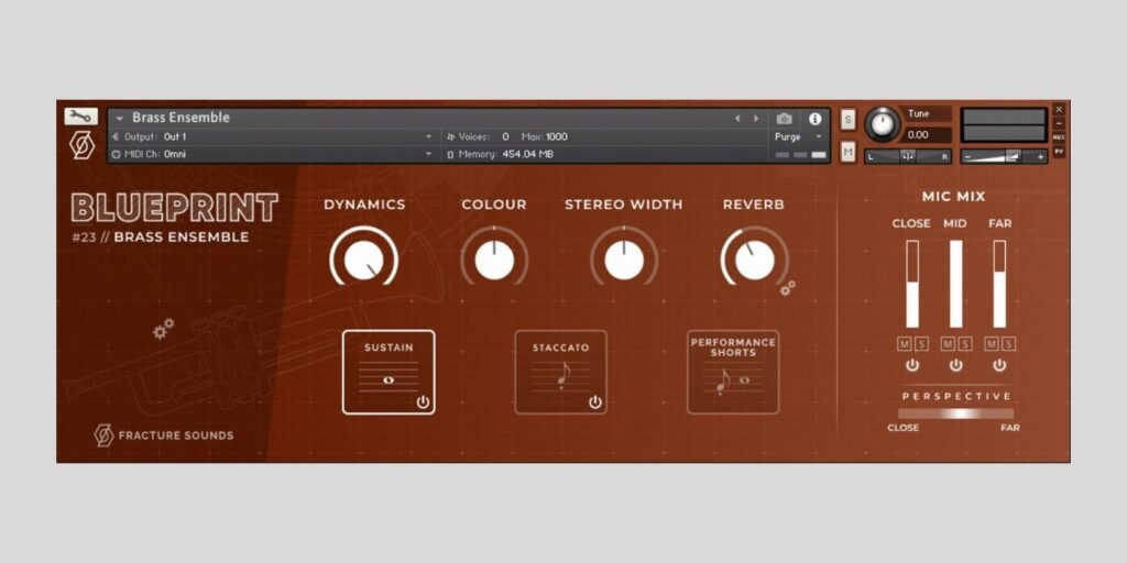 Fracture Sounds releases the FREE Blueprint: Brass Ensemble library for Kontakt Player
