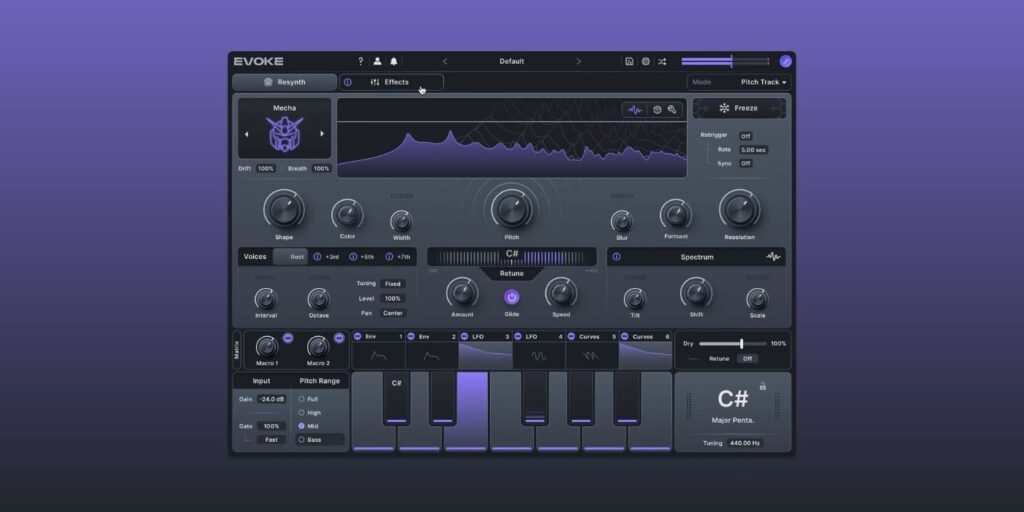 Minimal Audio Evoke
