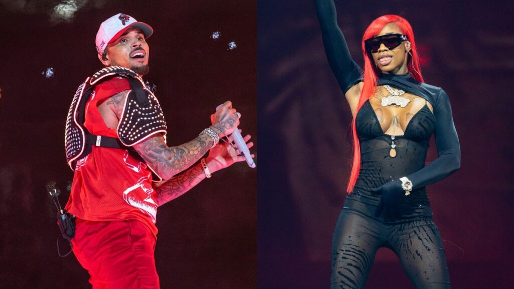 Sexyy Red Twerks On Chris Brown During “Breezy Bowl XX” Finale